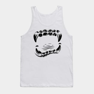 scary teeth face mask Tank Top